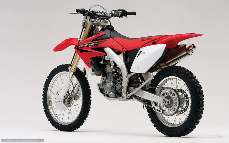 Red Dirt Bike — Neutral, Photograph, Motorcycle