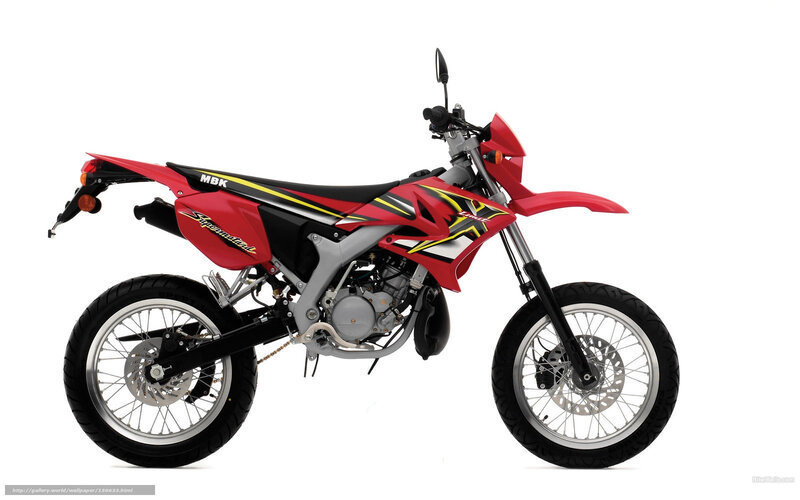 Red Dirt Bike — Neutral, Photograph, Seat, Engine, Wheels