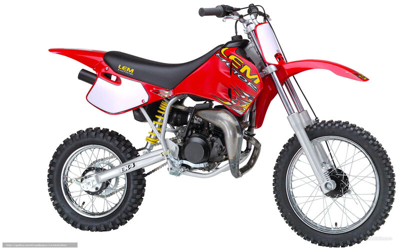 Red Dirt Bike — Neutral, Photograph