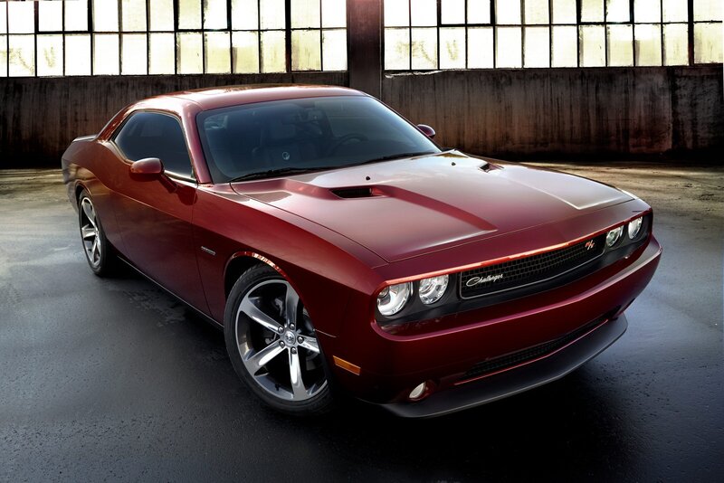 Red Dodge Challenger — Dramatic, Photograph, Car, Windows