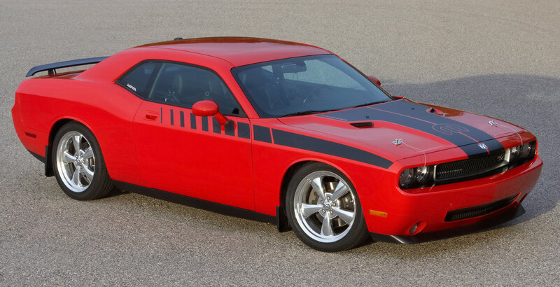 Red Dodge Challenger — Neutral