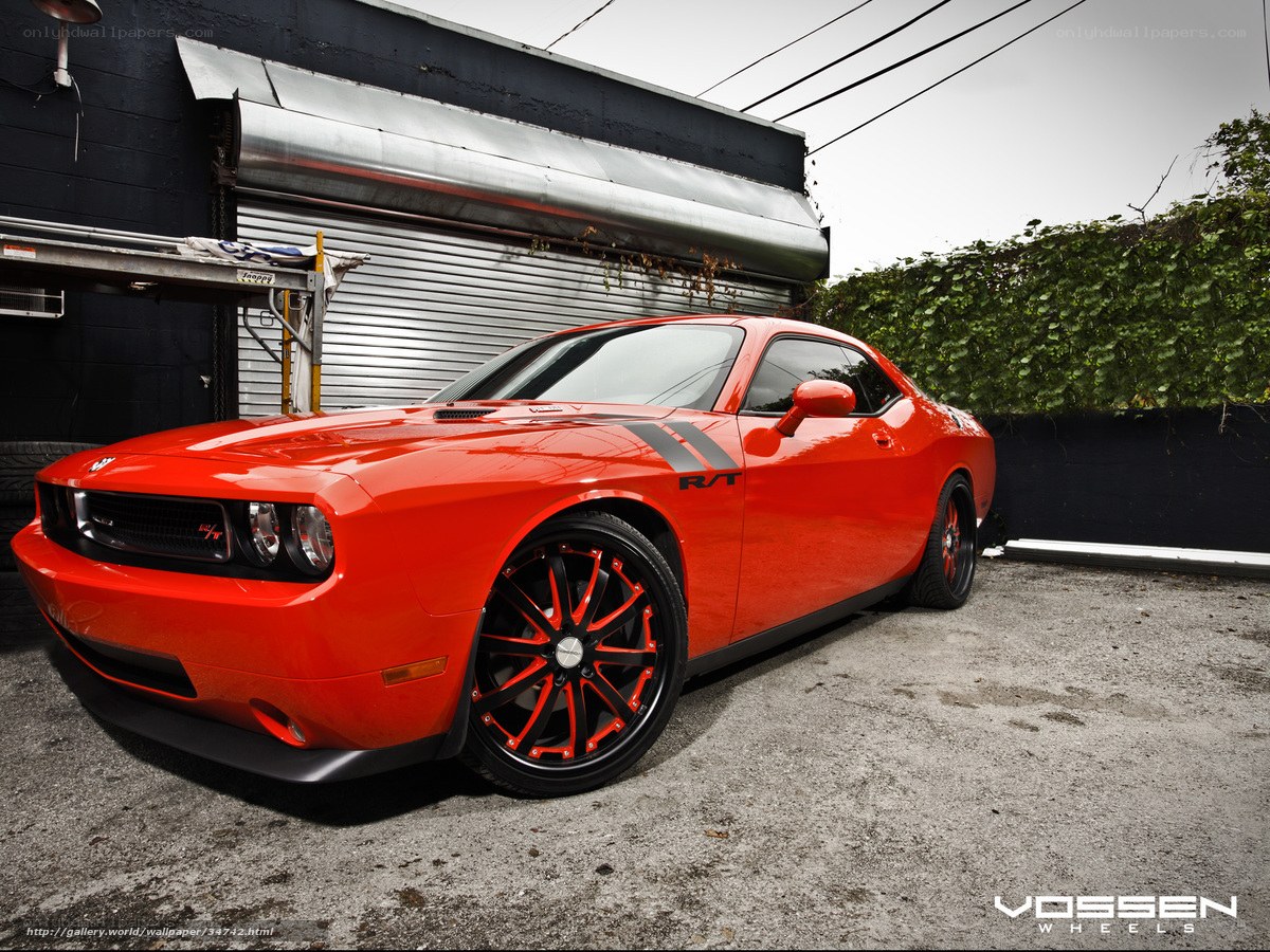 Red Dodge Challenger R/T