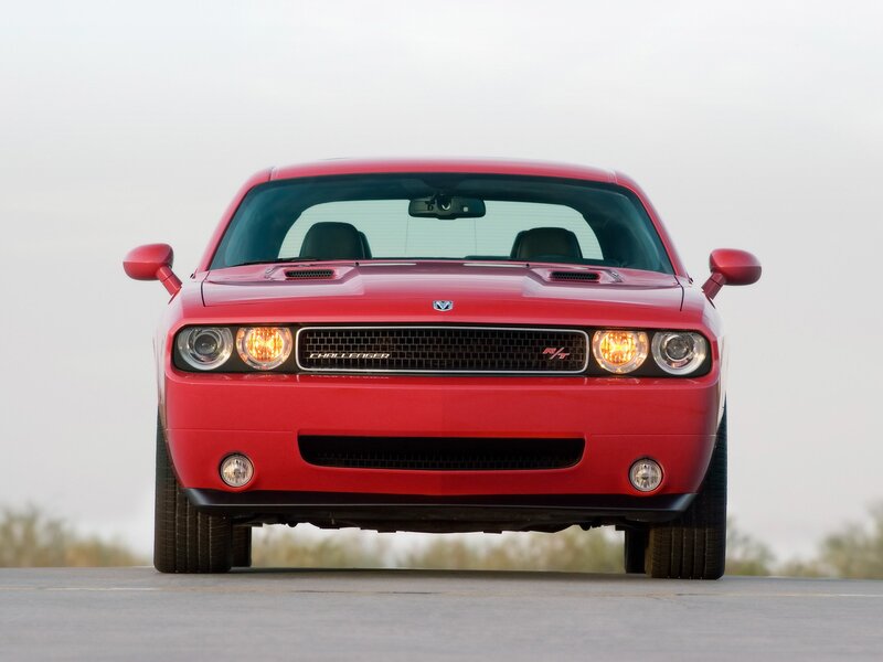 Red Dodge Challenger RT