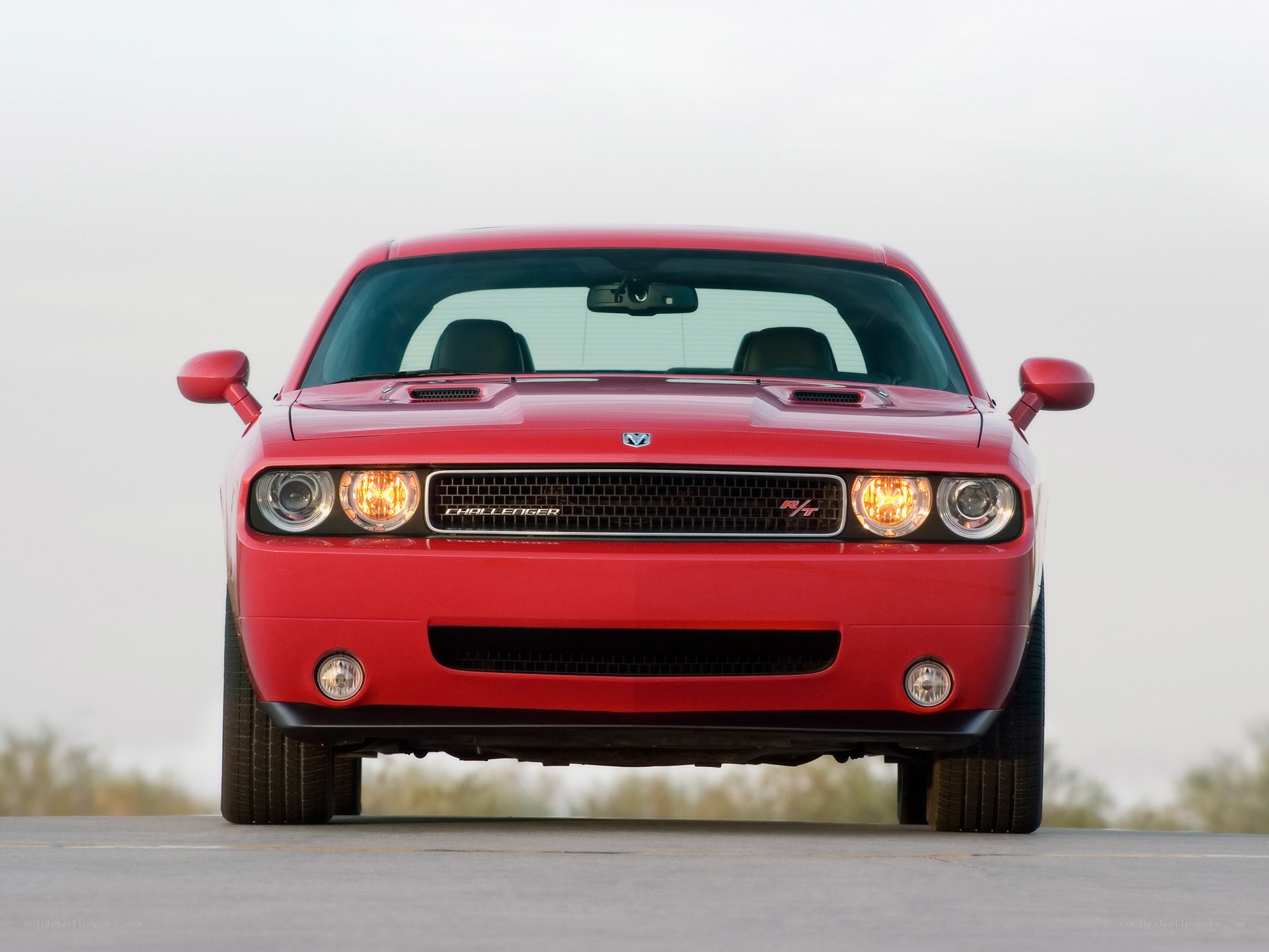 Red Dodge Challenger RT