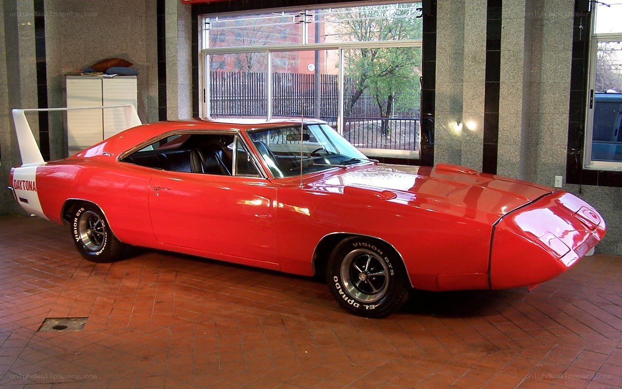 Red Dodge Charger Daytona