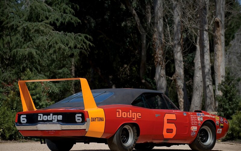 Red Dodge Charger — Dramatic, Afternoon