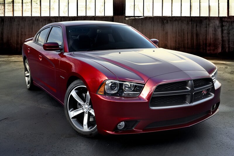 Red Dodge Charger — Dramatic, Photograph, Car, Windows