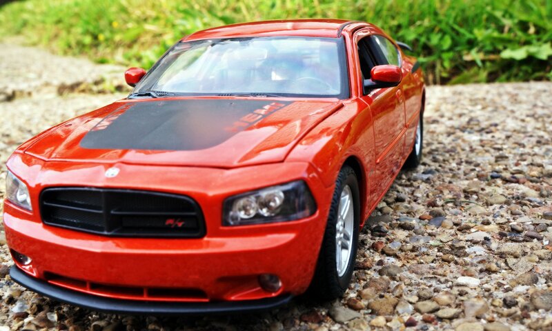 Red Dodge Charger Model — Neutral