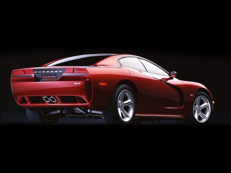 Red Dodge Charger R/t — Dramatic, Photograph