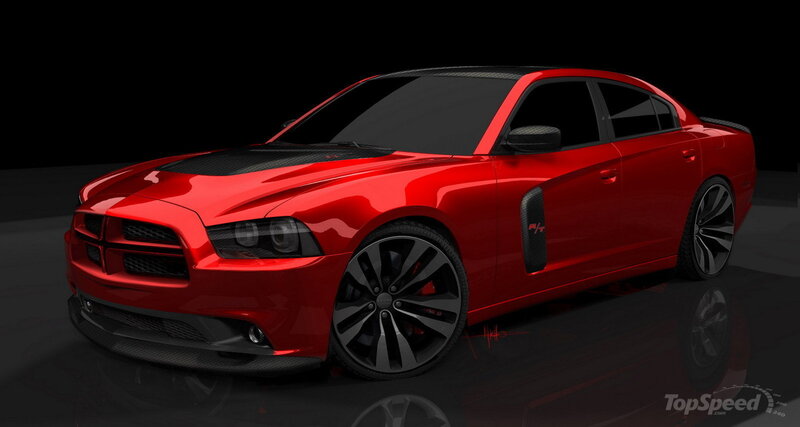 Red Dodge Charger R/t — Dramatic
