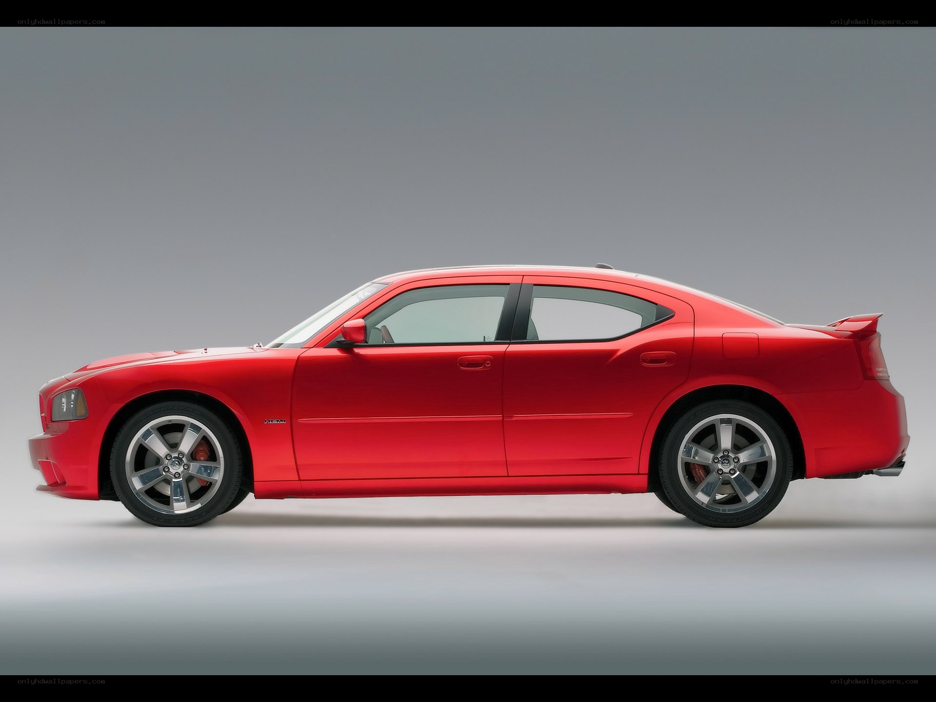 red dodge charger sedan