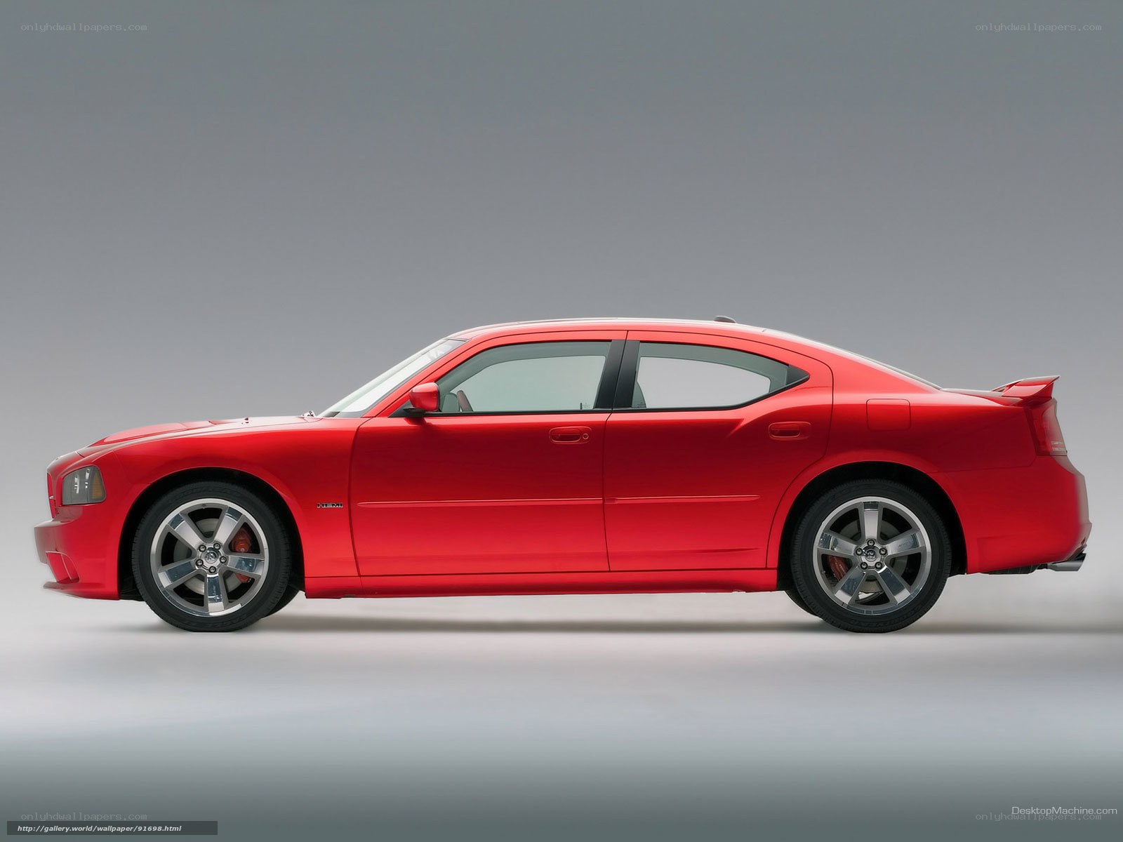 red dodge charger sedan