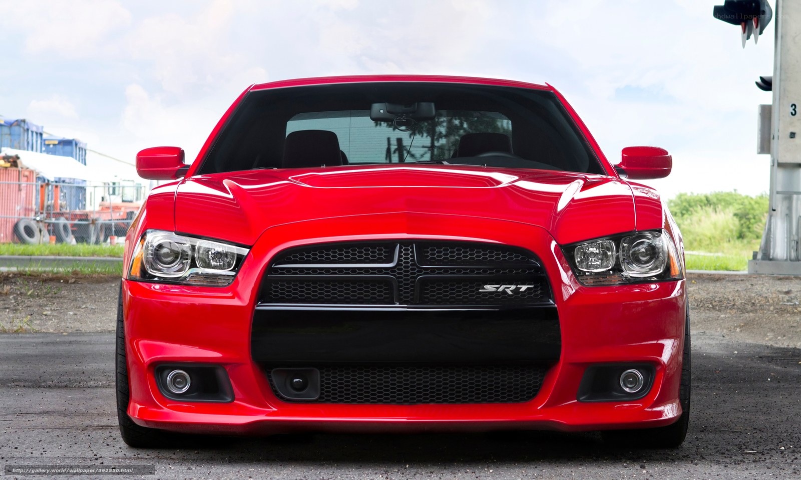 Red Dodge Charger SRT