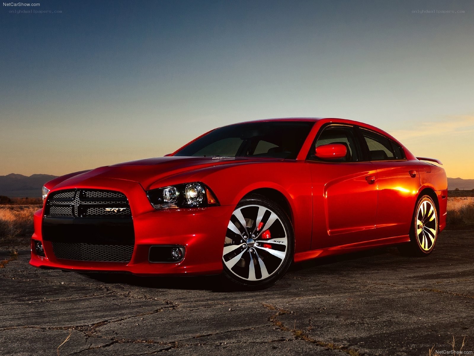 Red Dodge Charger SRT