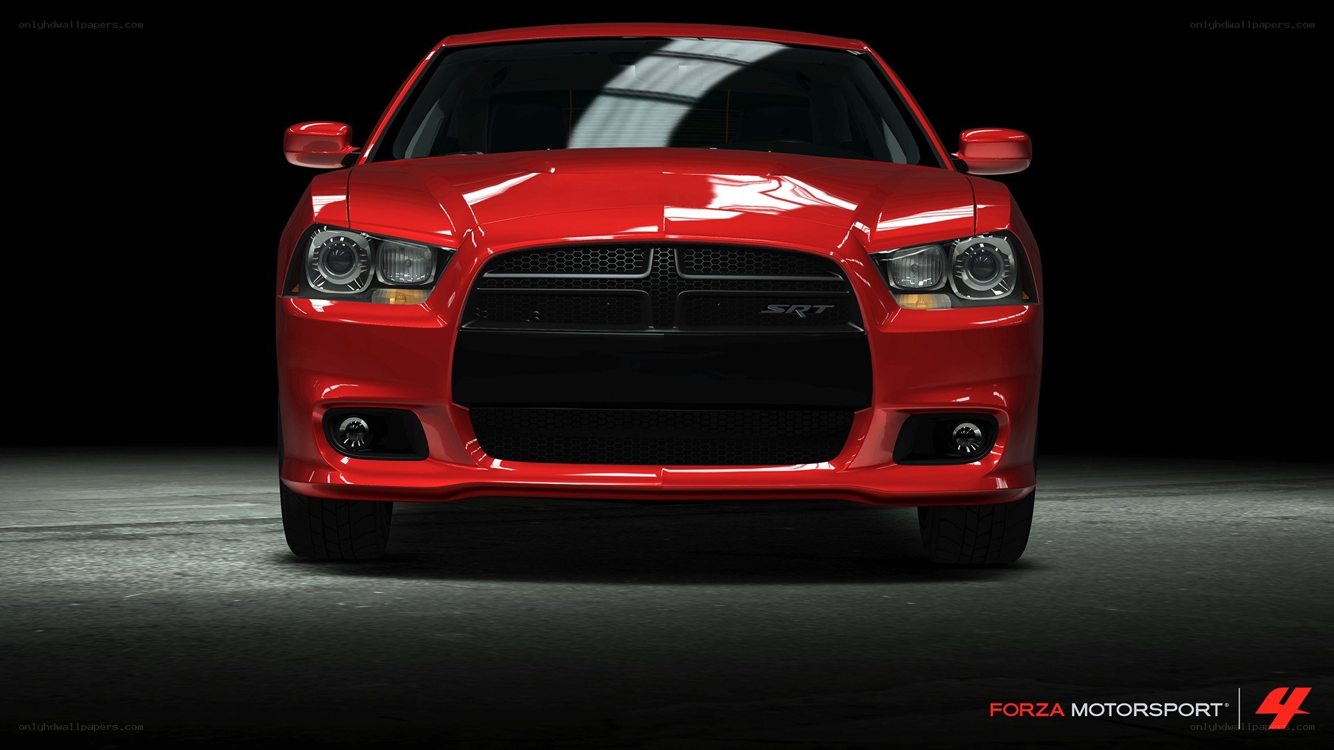 Red Dodge Charger SRT