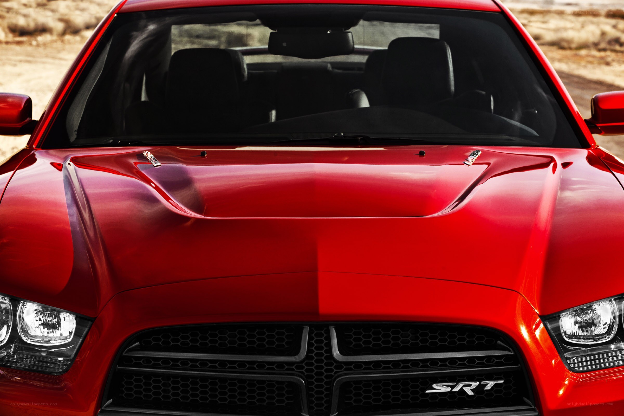 Red Dodge Charger SRT