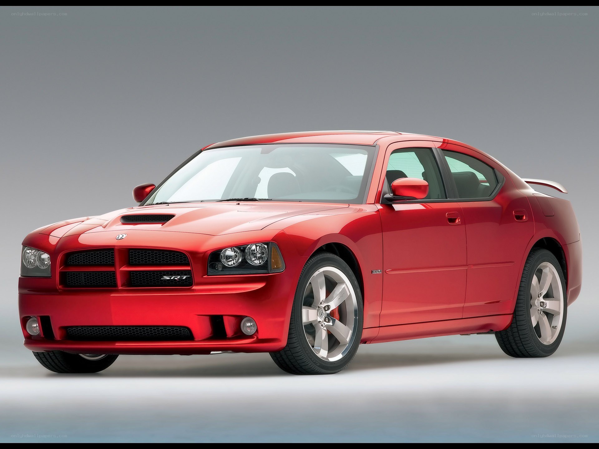 Red Dodge Charger SRT-8