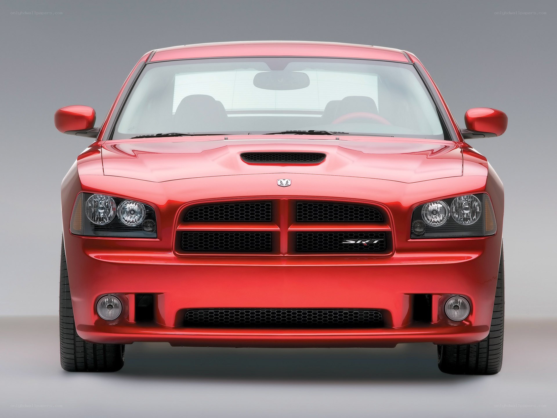 Red Dodge Charger SRT-8