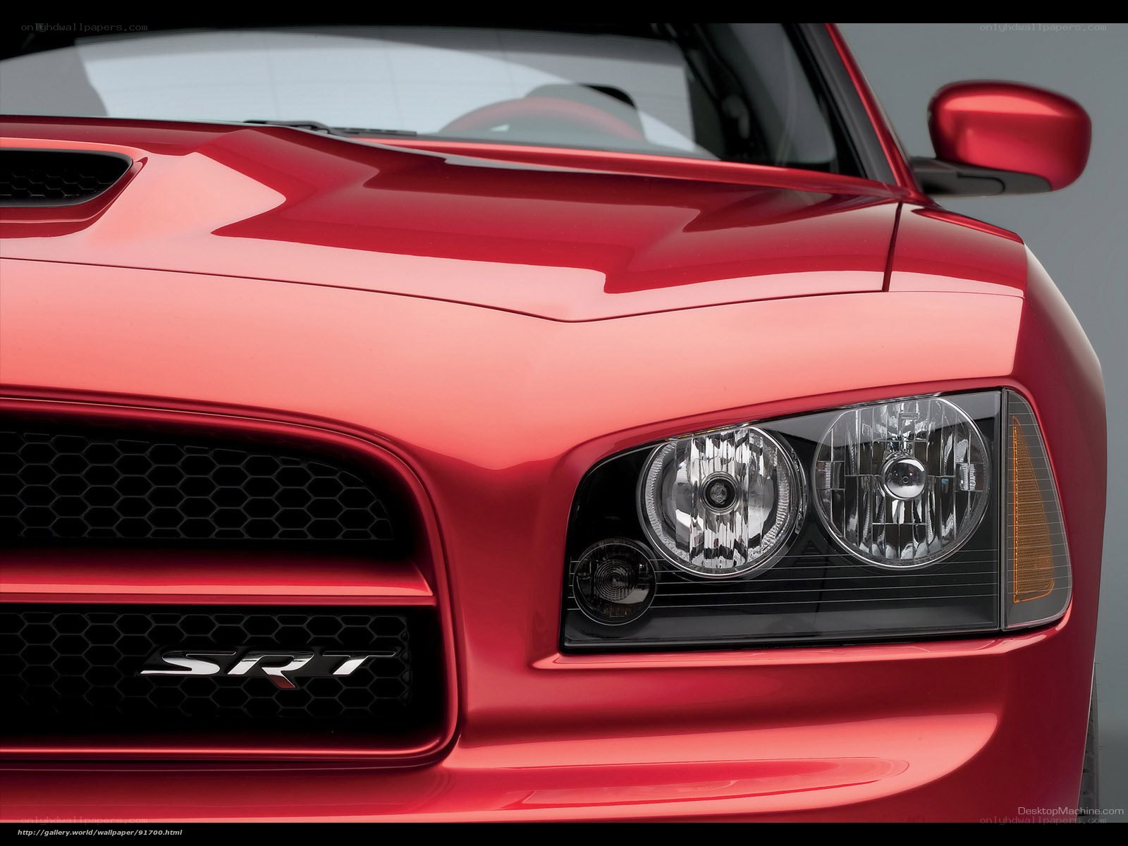 Red Dodge Charger SRT front view