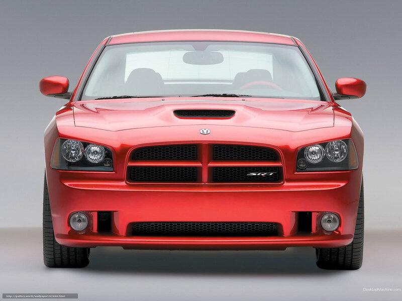 Red Dodge Charger Srt — Neutral, Photograph