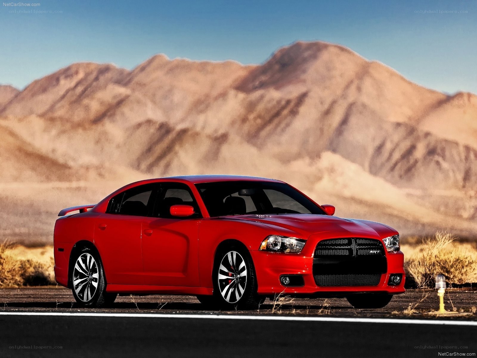 Red Dodge Charger SRT8