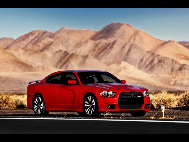 Red Dodge Charger SRT8