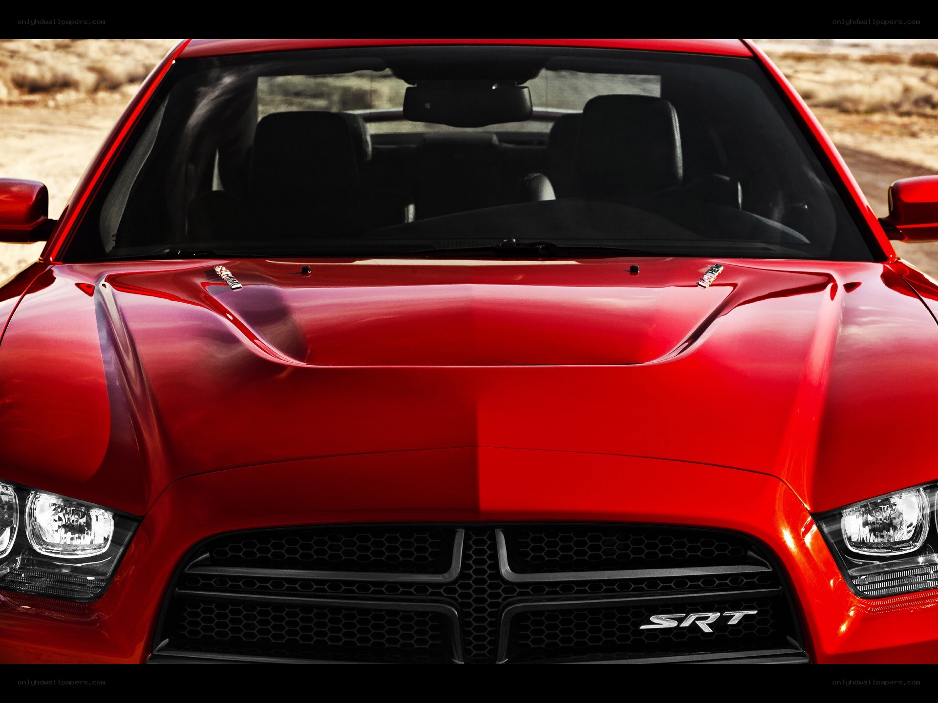 Red Dodge Charger SRT8