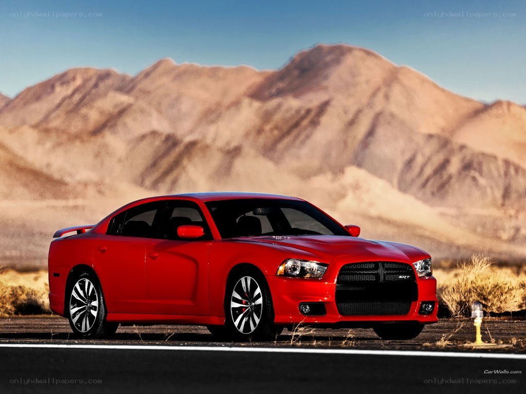 Red Dodge Charger SRT8