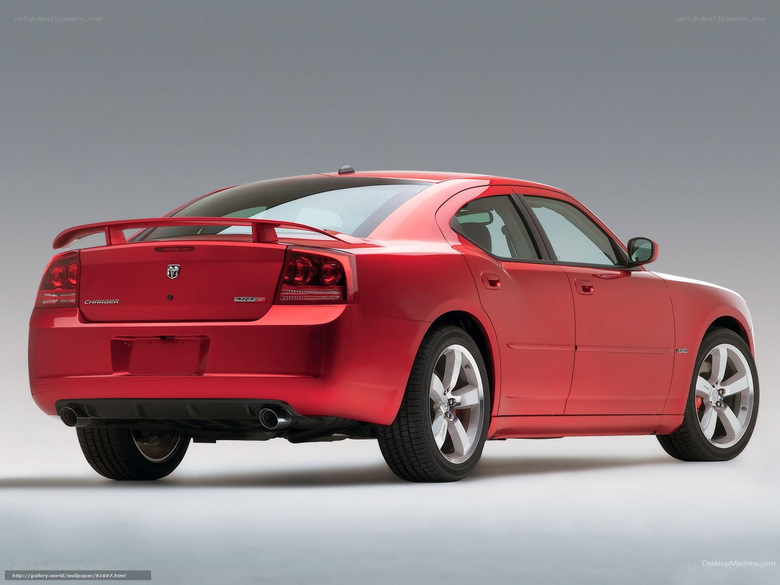 Red Dodge Charger SRT8