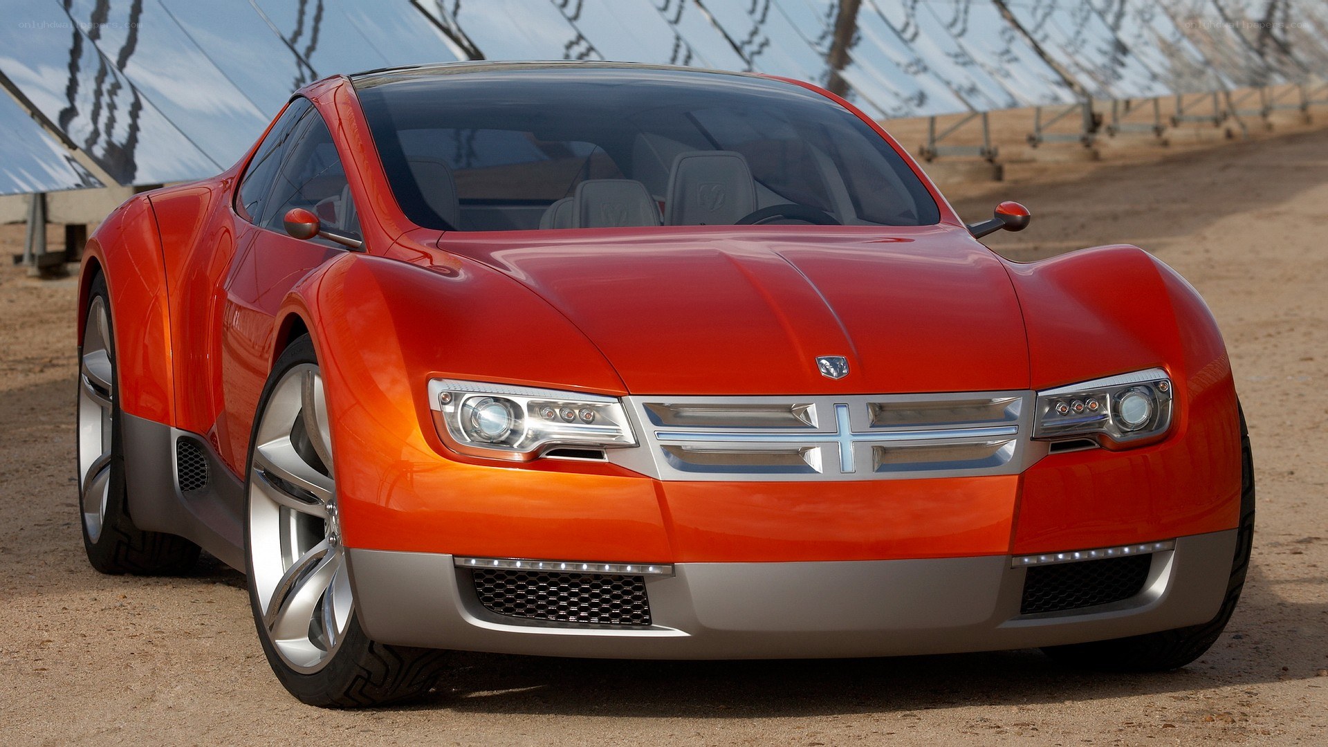 Red Dodge Concept Car