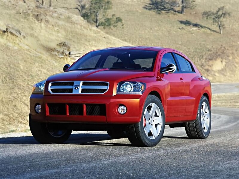 Red Dodge Concept Car — Dramatic