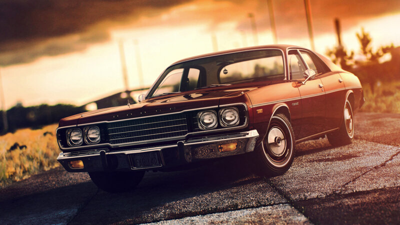 Red Dodge Coronet