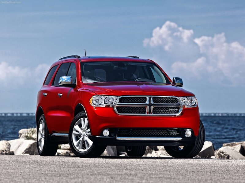Red Dodge Durango Suv — Serene