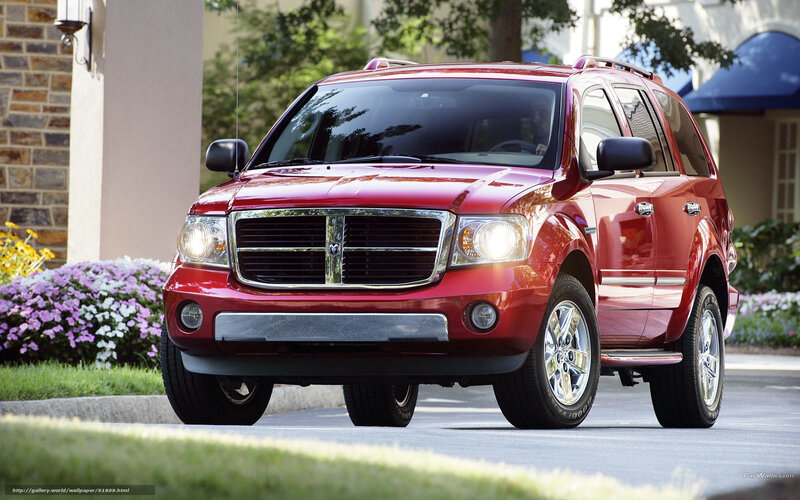 Red Dodge Durango SUV