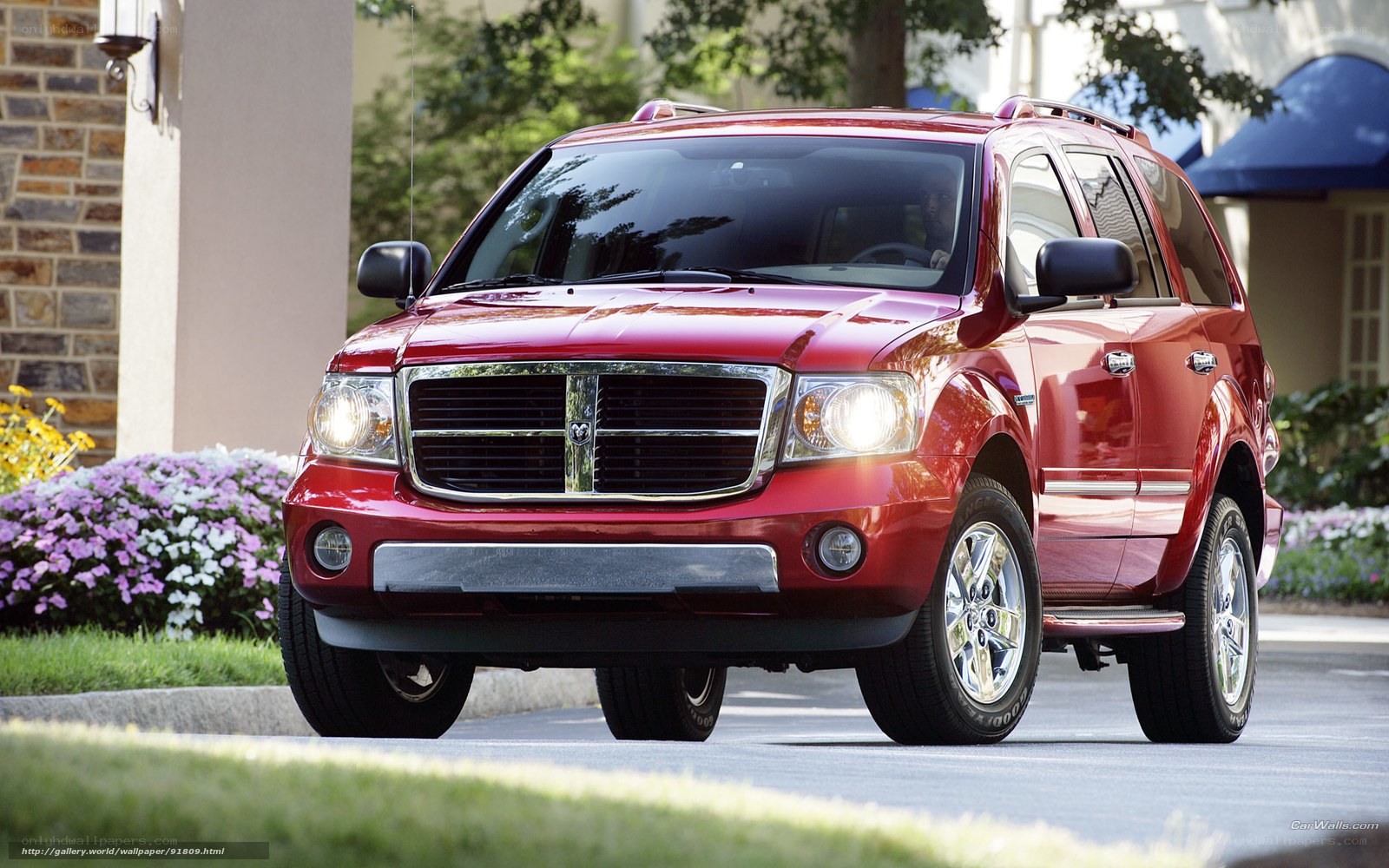 Red Dodge Durango SUV
