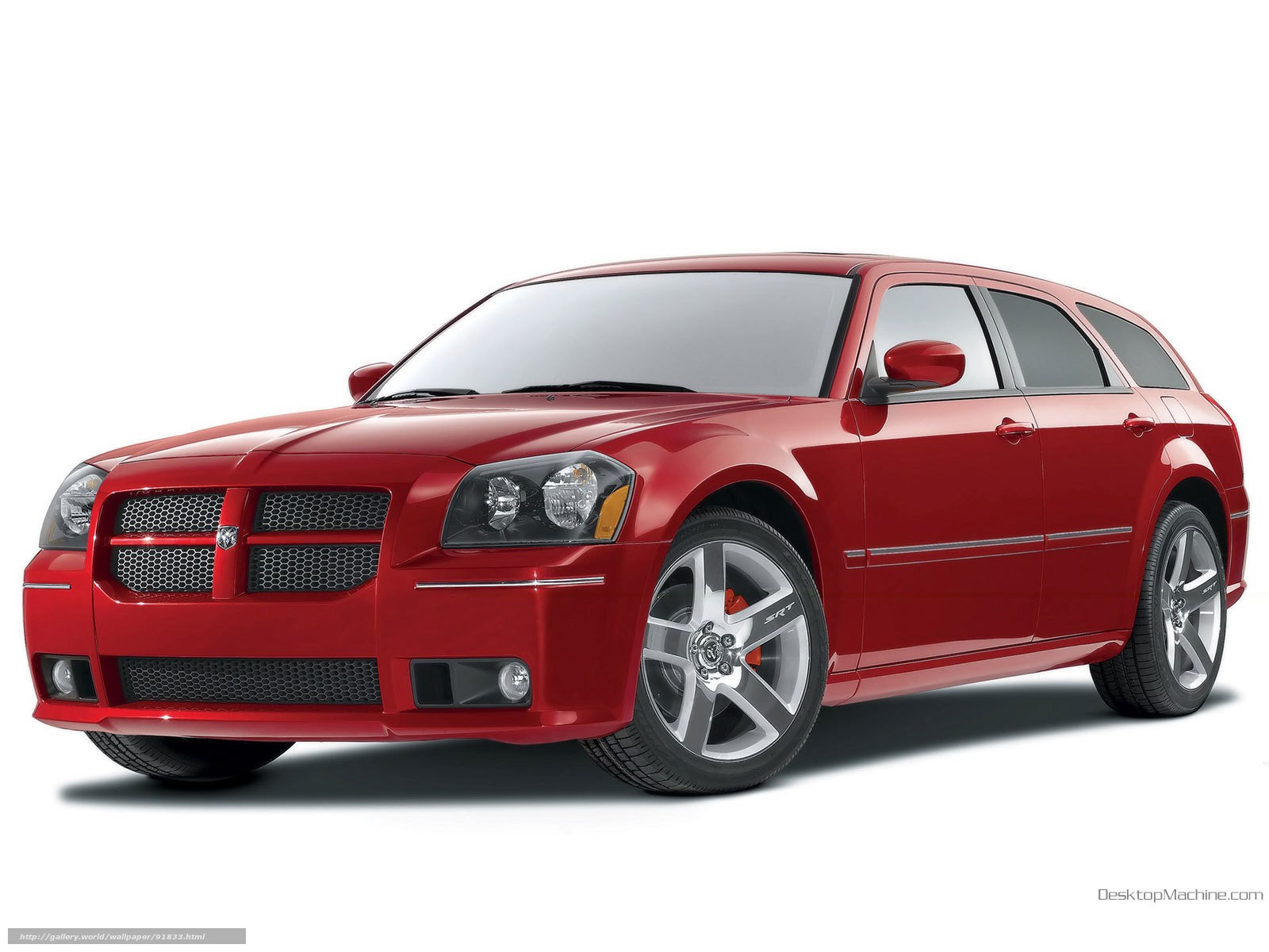 Red Dodge Magnum SRT-8