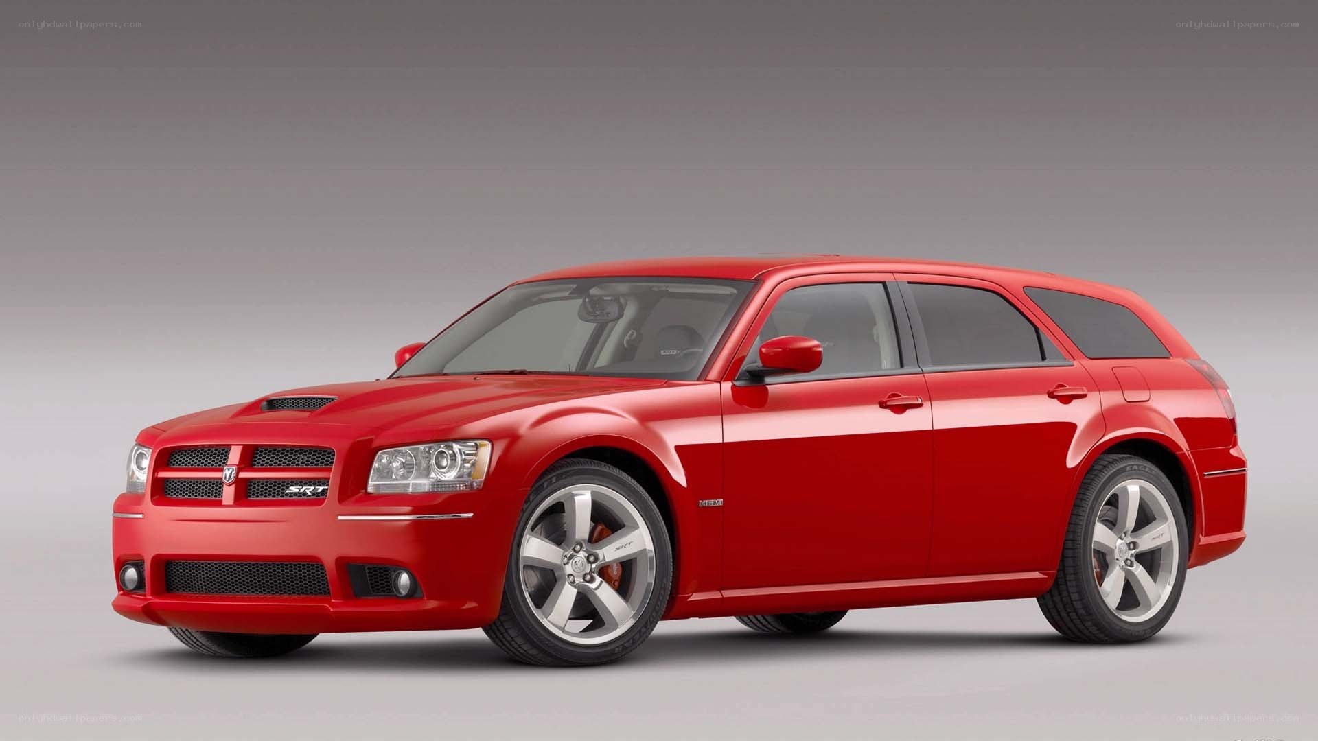 Red Dodge Magnum SRT-8