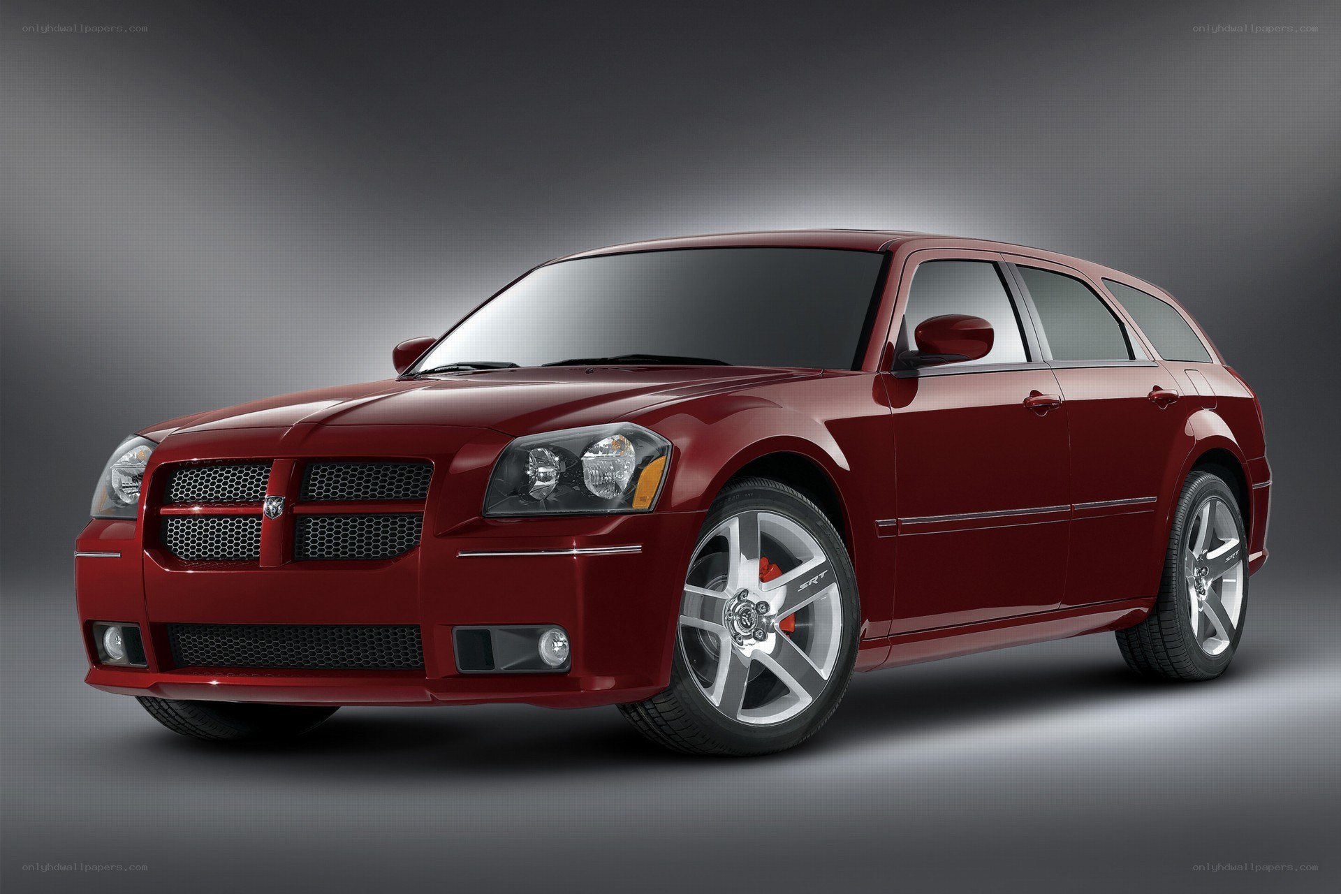 Red Dodge Magnum SRT-8