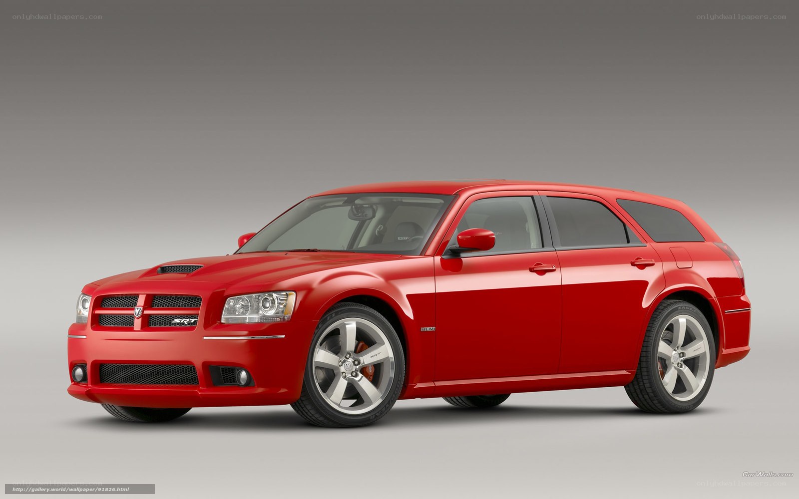 Red Dodge Magnum SRT-8