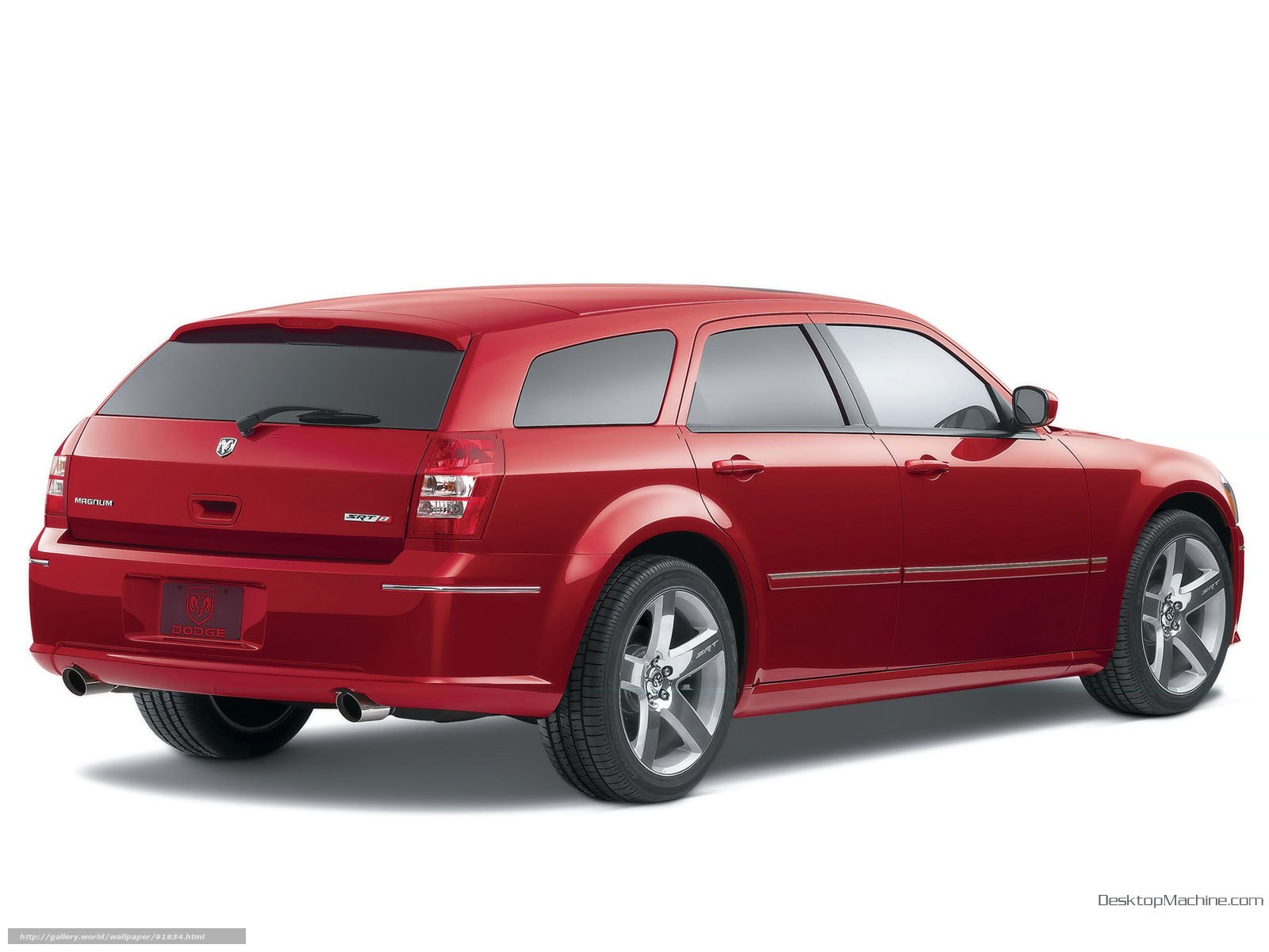 red dodge magnum station wagon