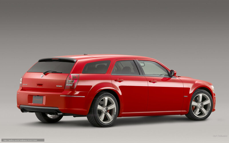 red dodge magnum station wagon