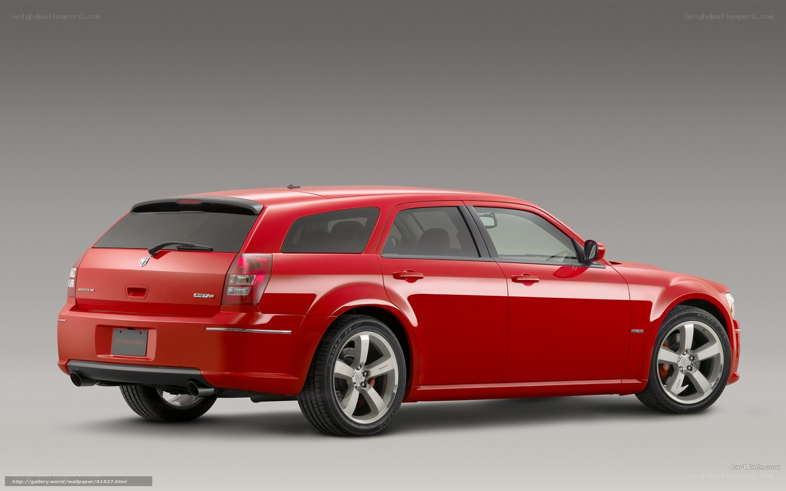 red dodge magnum station wagon