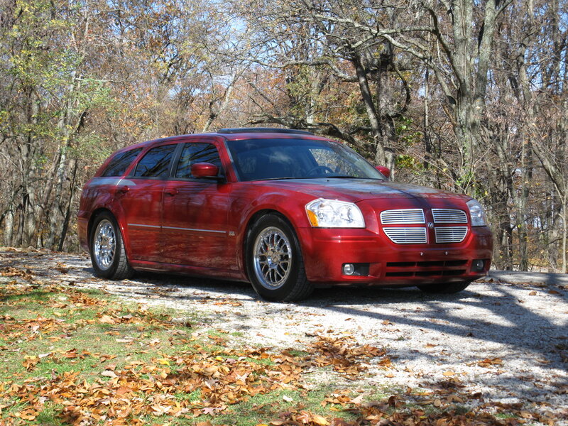 Red Dodge Magnum