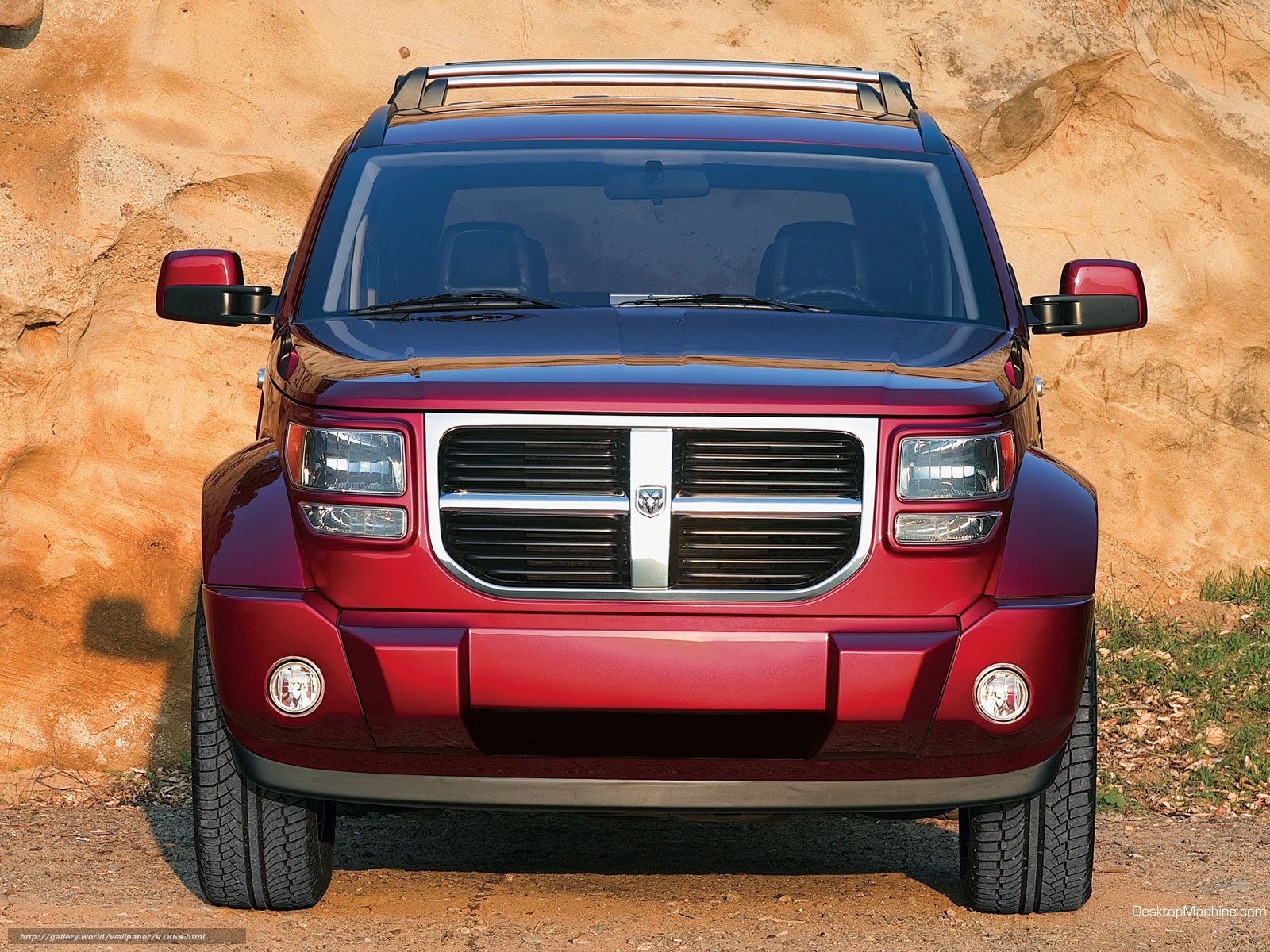 Red Dodge Nitro SUV