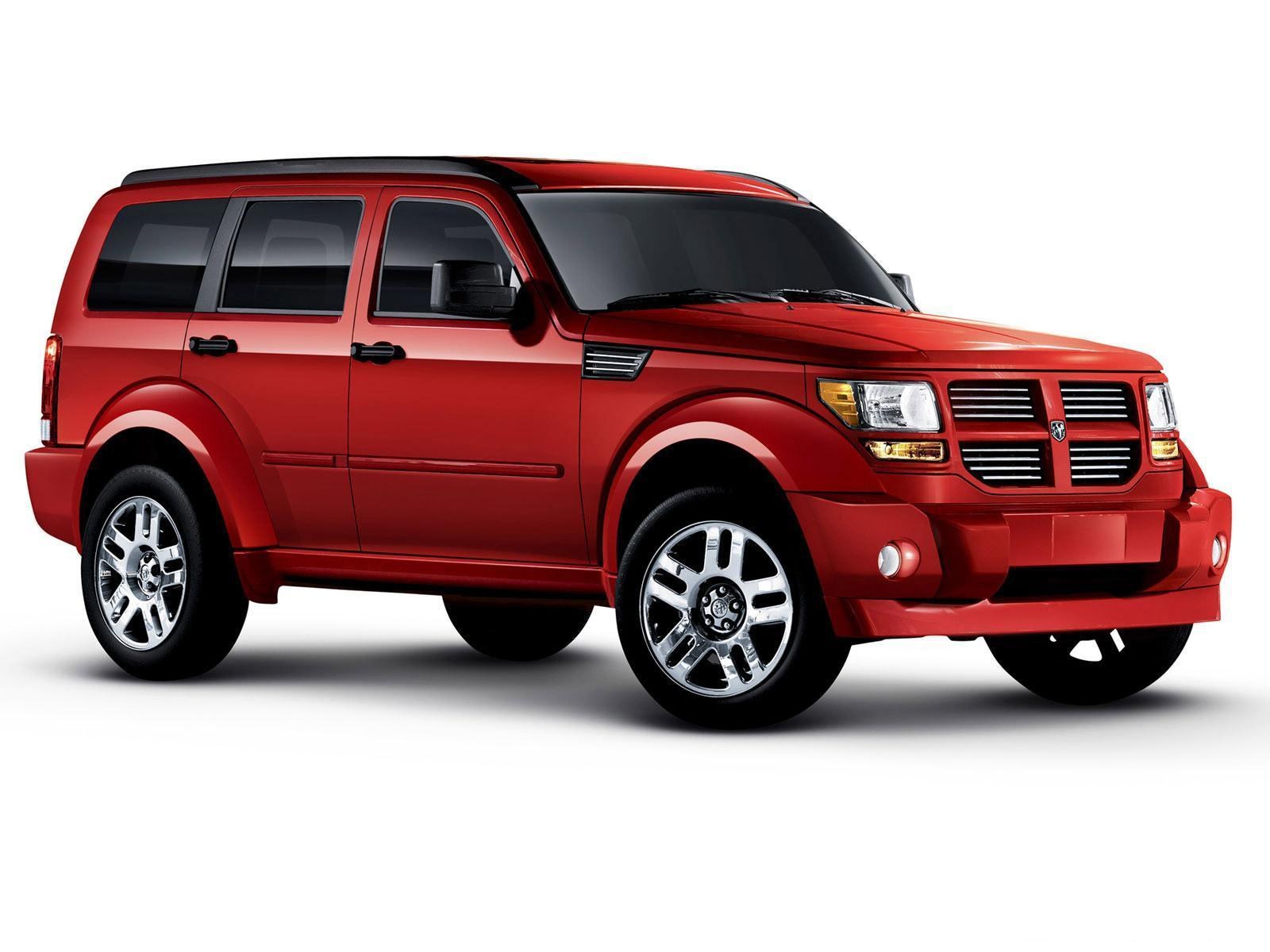 Red Dodge Nitro SUV