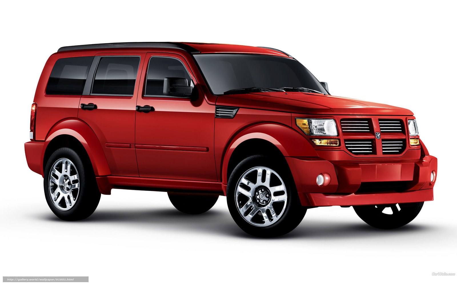 Red Dodge Nitro SUV