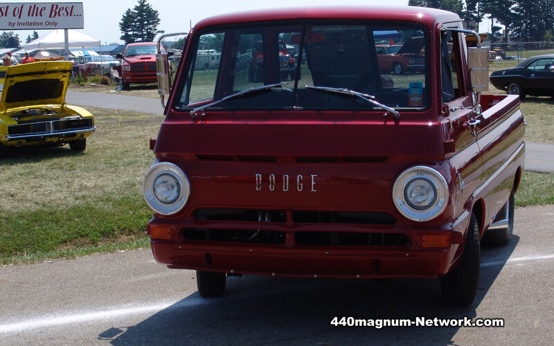 Red Dodge Pickup Truck