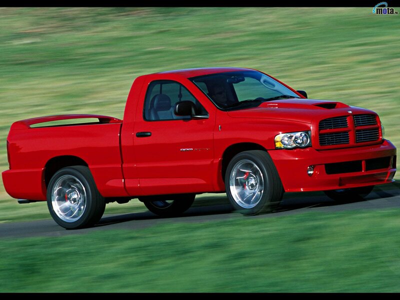 red dodge ram pickup truck