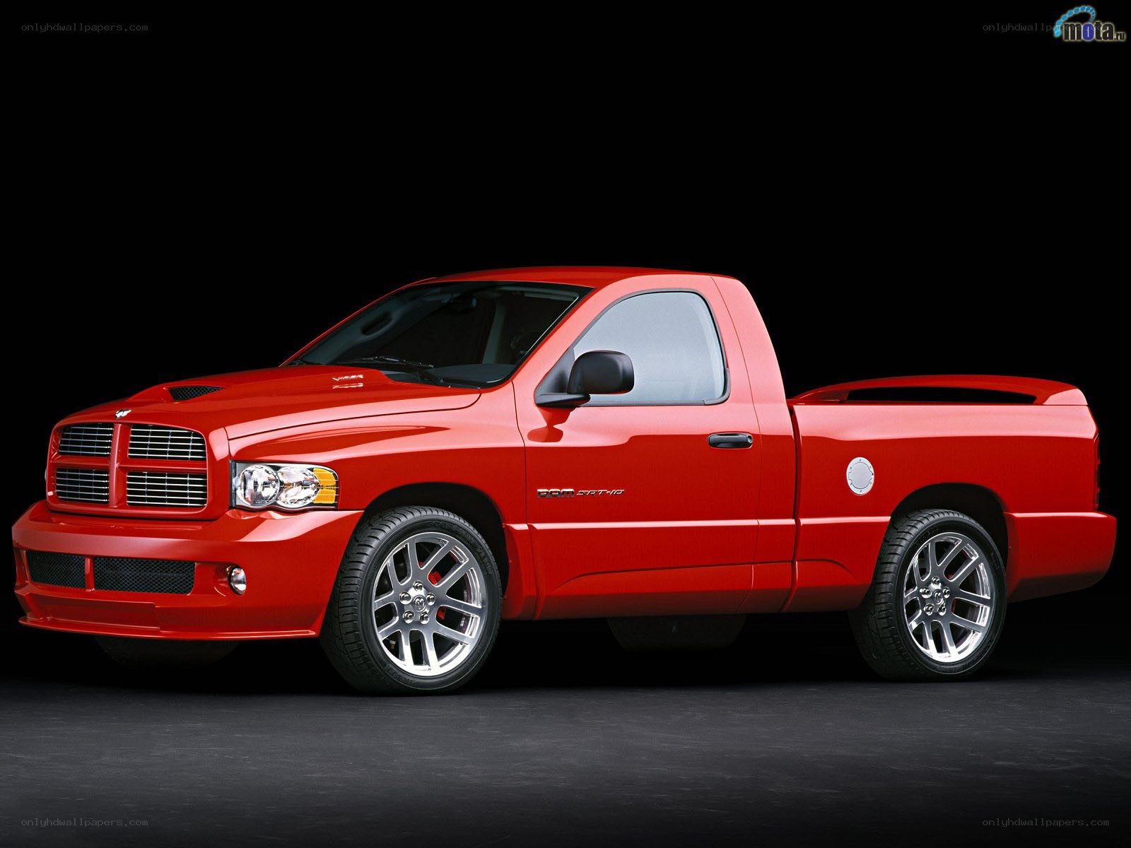 red dodge ram pickup truck