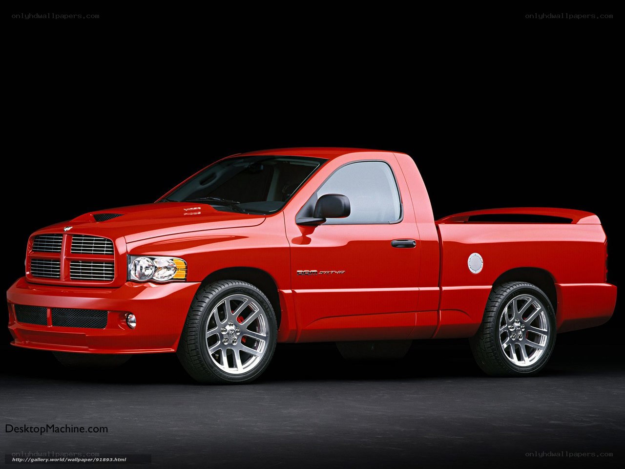 red dodge ram pickup truck